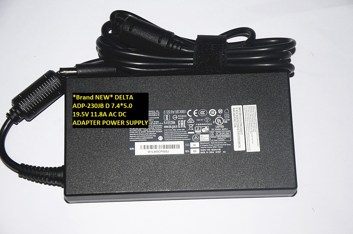 *Brand NEW* DELTA ADP-230JB D AC100-240V 19.5V 11.8A AC DC ADAPTER POWER SUPPLY